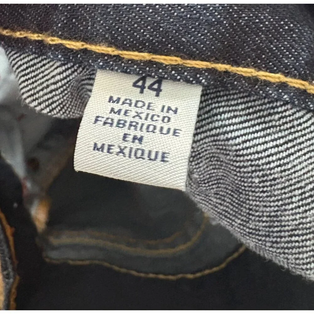 True Religion Men’s Dark Wash Skinny Jeans with Flap Pockets Size 44 x 33